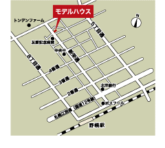 モデルハウス地図