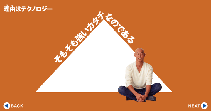 そもそも強いカタチなのである