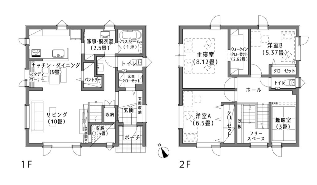 札幌市S様邸 間取り図