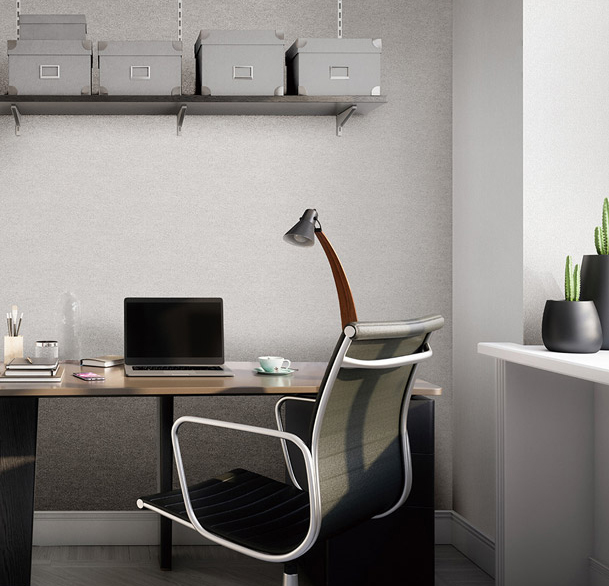 主寝室で使用されるクロスLB-9590の施工イメージ